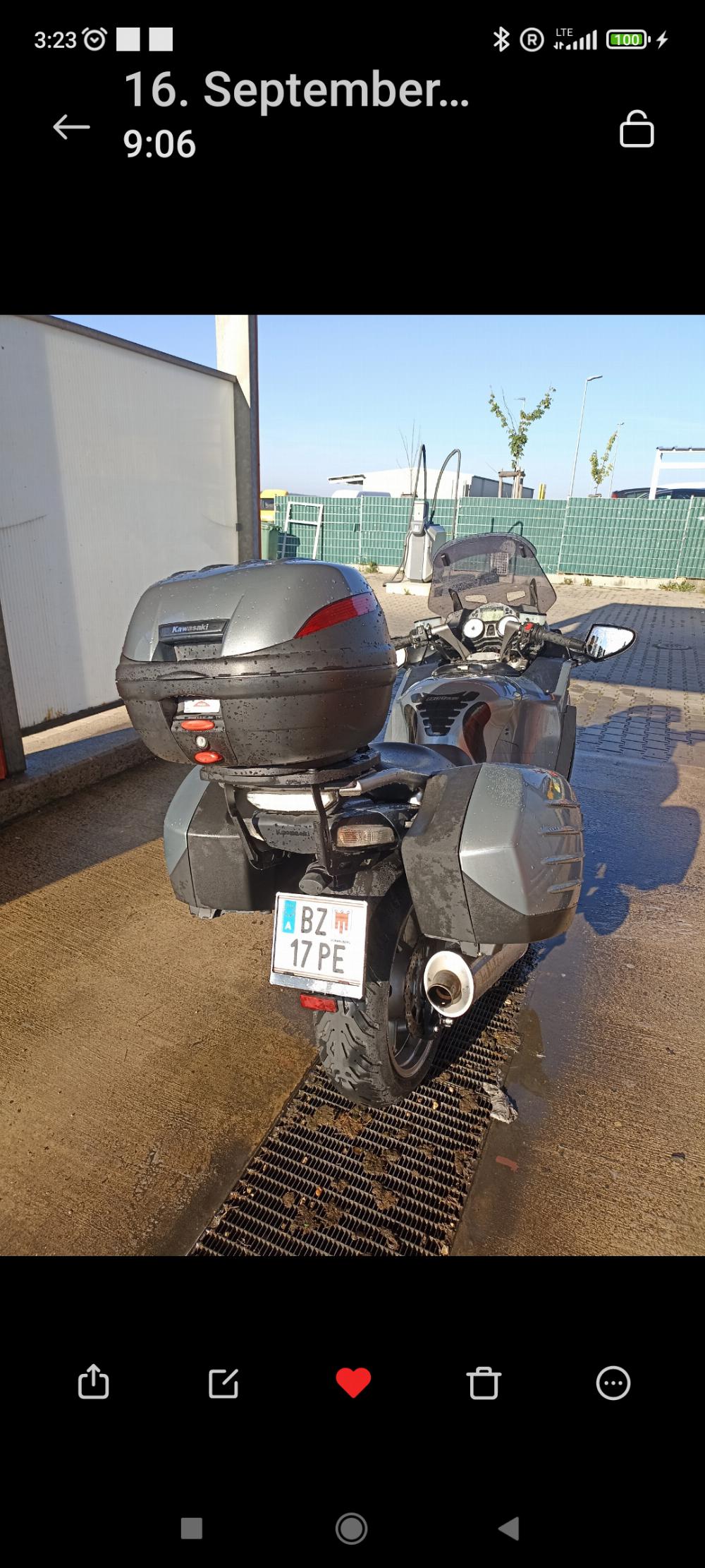 Motorrad verkaufen Kawasaki GTR 1400 Ankauf